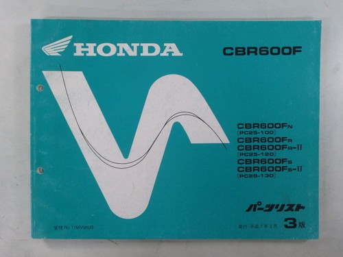 Honda cbr600f parts list - parts, 3rd