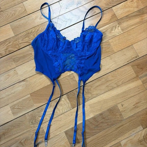 Rslove blue lace bustier - lace,