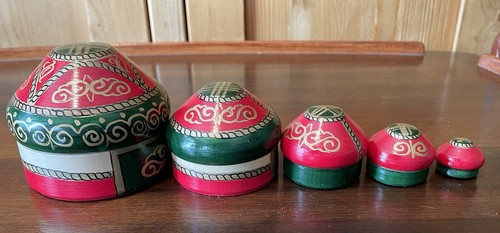 Kazakhstan vintage nesting - kazakhstan,
