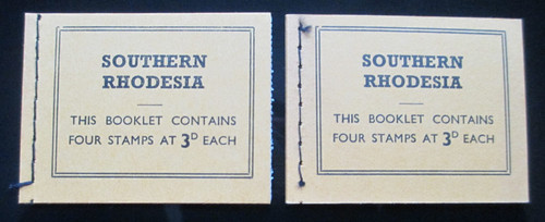 Southern rhodesia x 2 - 3d,