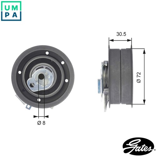 Tensioner pulley timing - timing, belt