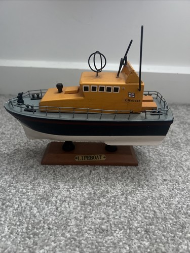 Rnli wooden lifeboat model - lifeboat,