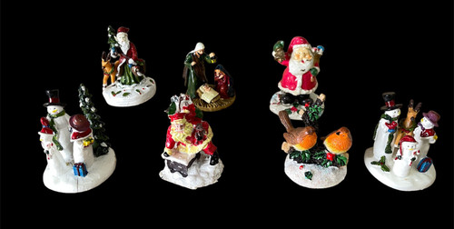 Miniature christmas figures - christmas,