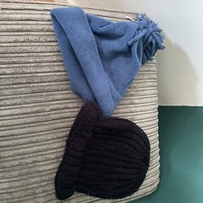 Ladies Hats X2 Blue And Black