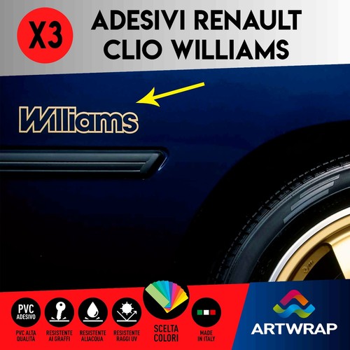 Renault clio williams stickers - renault,