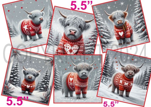 Card toppers 5 - 6, 5.5"