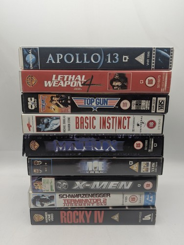 Vhs video films job lot - vhs,