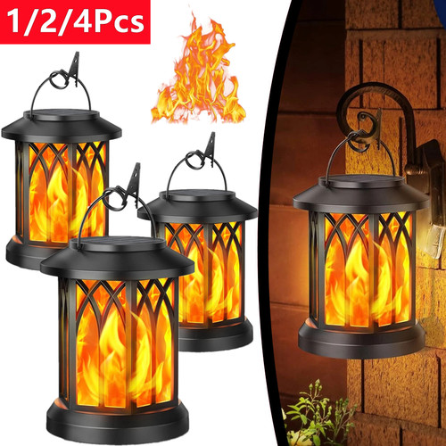 Led flickering flame - flickering, solar