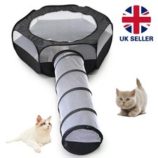 Cat Tunnel Indoor Cats Playhouse Cage Portable Outdoor Cat Enclosures Cat Toys B