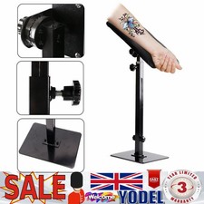 Heavy Duty Iron Tattoo Arm Leg Rest Full Armrest Tattoo Stand Adjustable Height