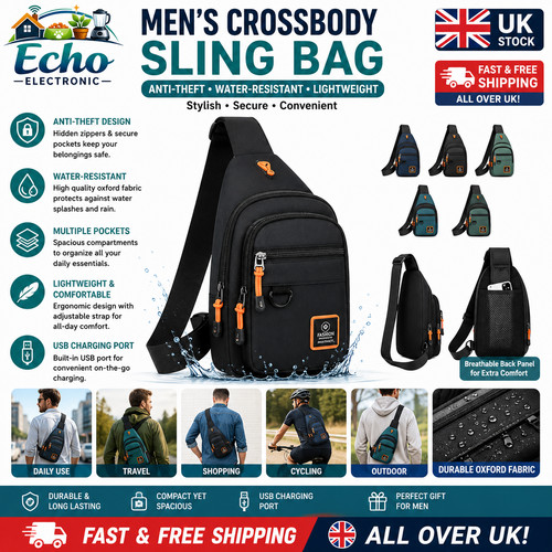 Men crossbody bag - crossbody, shoulder