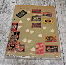 SUPERB VINTAGE Matchbox Labels