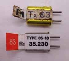 FUTABA   CHANNEL 83 TX AND RX