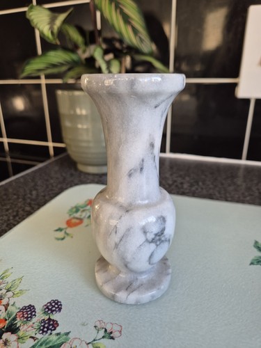 Vintage grey marble baluster - marble,