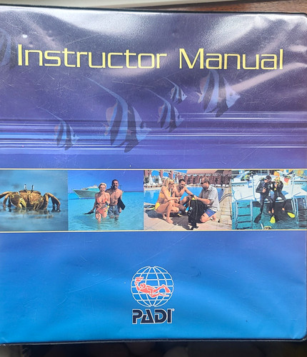 Padi instructor manual binder - padi,