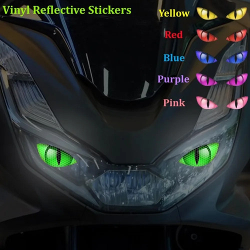 Reflective cat eye motorcycle - reflective,