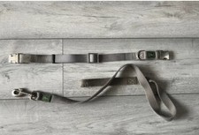 Large Grey Hunter Dog Lead Leash And Collar Set NYLON, ALUMINIUM BUCKLE Strong L