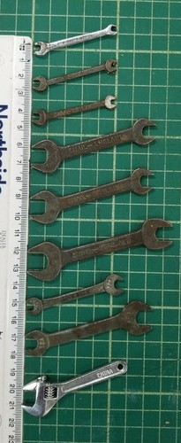 Set steel spanners - of,
