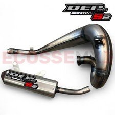 YAMAHA YZ250 FULL DEP EXHAUST BARE METAL HEADER SHORTY TAILPIPE 2002-2025