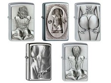 Lady Girls 5 Zippo Petrol