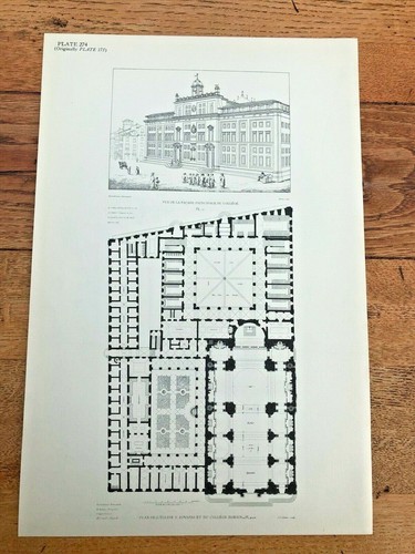 1928 print edifices de rome - print,