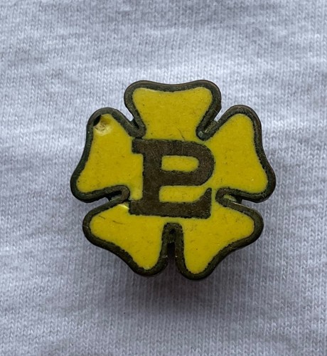Vintage enamelled primrose - enamelled,