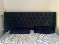 DEACON HEADBOARD & FRAME. - BED NOT INCLUDED. SUPER KING.  UPHOLSTERED.