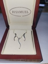 Old H. Samuel Silver Pendant &