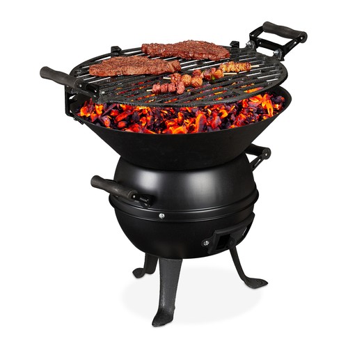 Cast iron bbq - , adjustable
