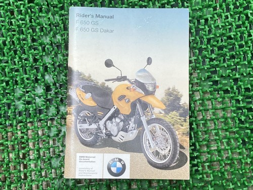 F650gs dakar rider manual - f650gs,