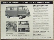 RENAULT ESTAFETTE CARAVAN & 12