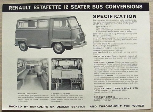 Renault estafette caravan - renault,