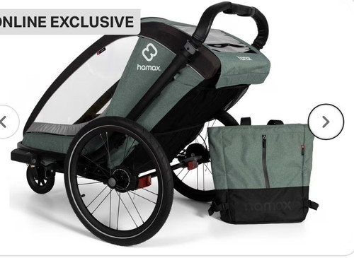 Hamax cocoon seat child bike - hamax, 2-seat