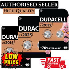 Duracell CR2032 CR2025 CR2016 Battery Lithium Coin Cell Button Batteries DL/BR