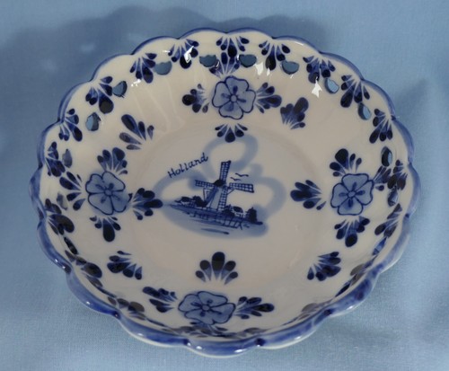 Delft pottery hand painted - pottery,