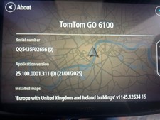 TomTom Go 6100Sat Nav UK