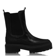 SAM EDELMAN LULIA LUG SOLE CHUNKY BLACK BOOTS SIZE 8 US 9 RRP £165.00