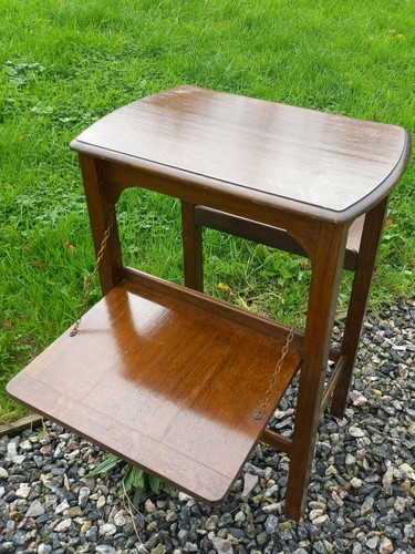 Antique tall oak hall side - oak,