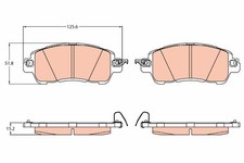 GDB2122 BRAKE PAD SET, DISC