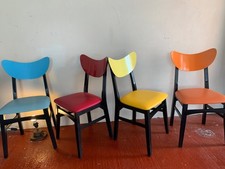 kitchen chairs x4 - wooden, handmade 