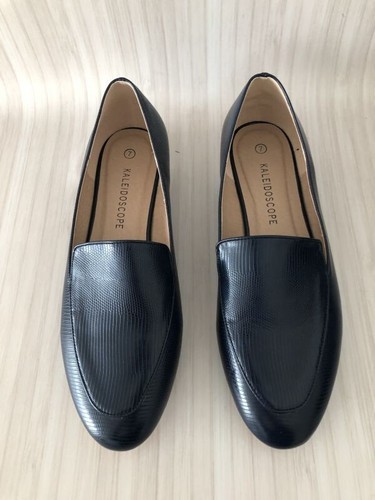 Kaleidoscope navy flat shoe - navy,