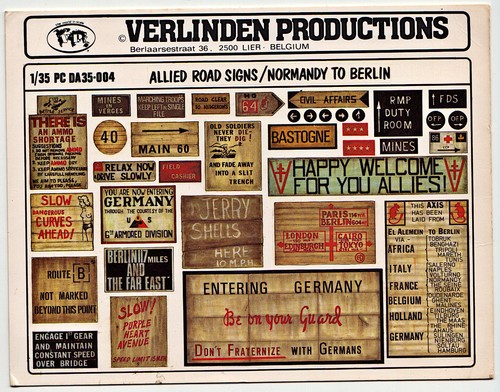 Verlinden alied road - 1/35,
