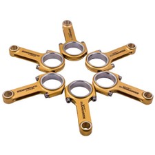 6pcs Titanized Connecting Rod