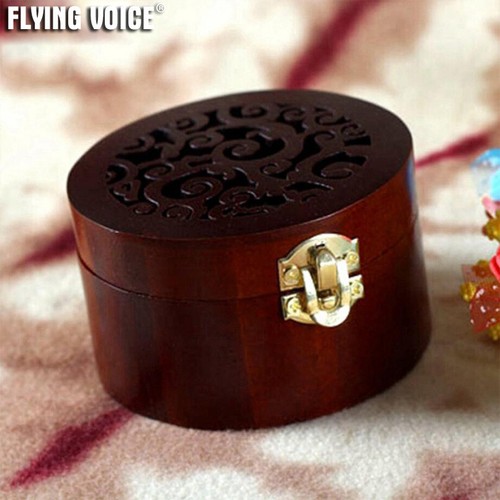 Vintage wood round - vintage, box