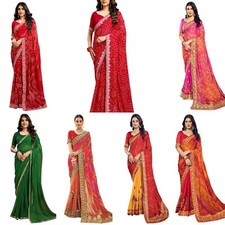 Georgette Bandhani Printed