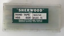 Sherwood M12 x 1.75 hand taps + tapping drill.