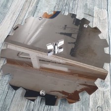 VW Splitscreen Stainless Steel spare wheel holder (Bulkhead models)