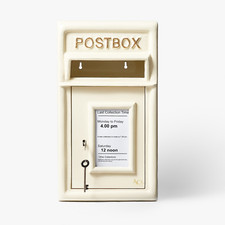 Ivory post box - ivory,