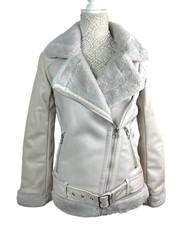 Divided Greige Faux Leather