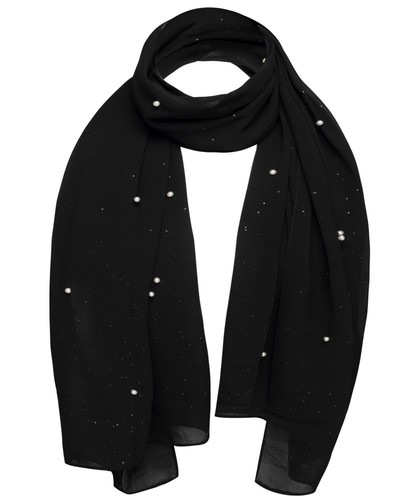 Pearl chiffon scarf - pearl,